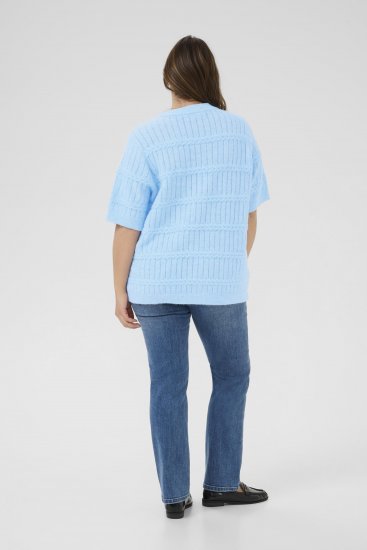 Kaffe Curve Minia Pullover Powder Blue Melange - Jerséis de punto - 
