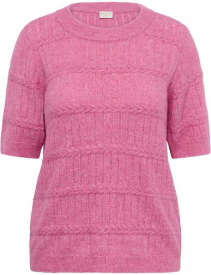 Kaffe Curve Minia Pullover Pink Power Melange - Jerséis de punto - 