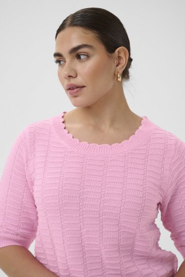 Kaffe Curve Lotia Pullover Pink Frosting - Jerséis de punto - 