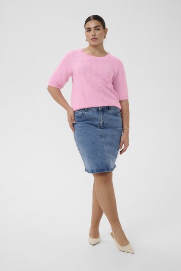 Kaffe Curve Lotia Pullover Pink Frosting - Jerséis de punto - 