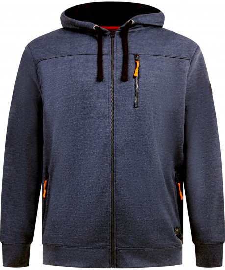 D555 Mansfield Hoodie with Zipper Navy - Sudaderas - Sudaderas 2XL-12XL