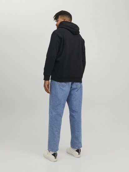 Jack & Jones Hunt Hoodie Black - Sudaderas - Sudaderas 2XL-12XL