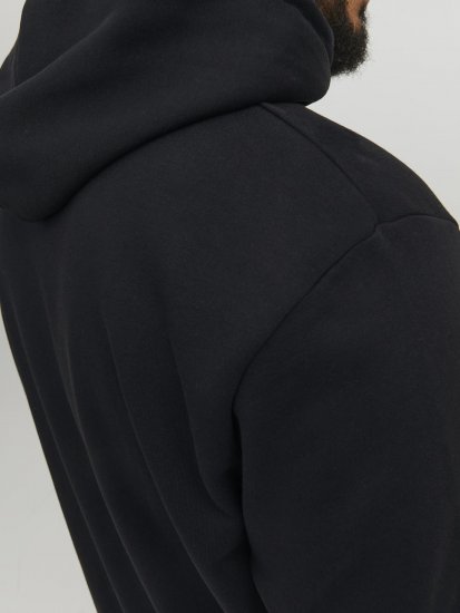Jack & Jones Hunt Hoodie Black - Sudaderas - Sudaderas 2XL-12XL