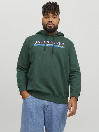 Jack & Jones Codyy Hoodie Green - Sudaderas - Sudaderas 2XL-12XL