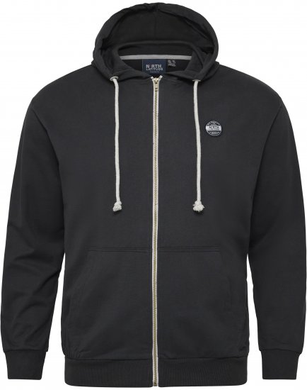 North Latitude Cardigan Hoodie Black - Sudaderas - Sudaderas 2XL-12XL