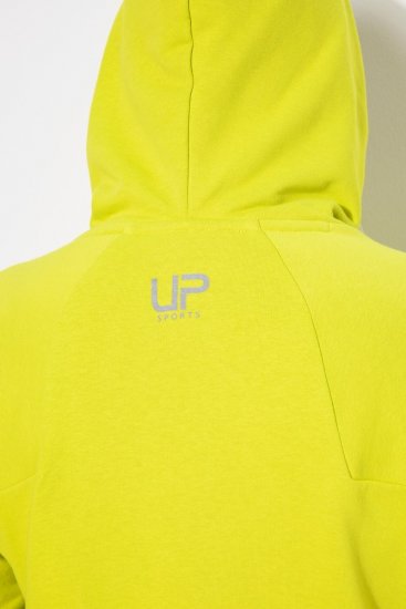 Ulla Popken Zippered Pocket and Reflective Piping Hoodie Green Apple - Sudaderas y hoodies - Sudaderas, Hoodies y Punto Cómodos
