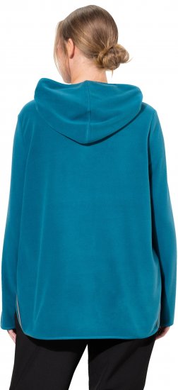 Ulla Popken Fleece Sweatshirt Hoodie Dark Petrol - Sudaderas y hoodies - 