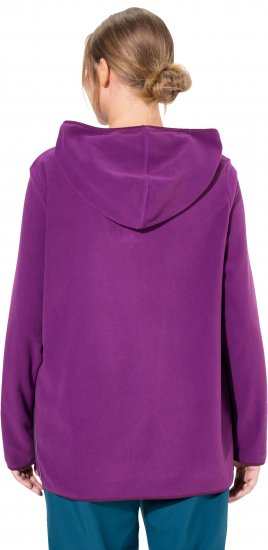 Ulla Popken Fleece Sweatshirt Hoodie Aubergine - Sudaderas y hoodies - 
