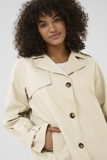 Kaffe Curve Tricia Chaqueta Gris pluma - Chaquetas & abrigos - 