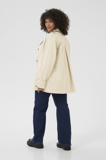 Kaffe Curve Tricia Chaqueta Gris pluma - Chaquetas & abrigos - 