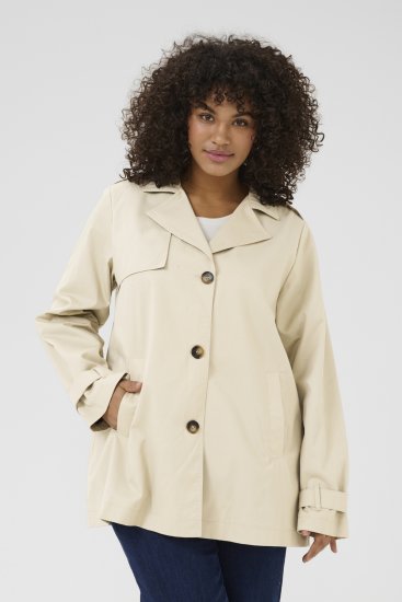 Kaffe Curve Tricia Chaqueta Gris pluma - Chaquetas & abrigos - 