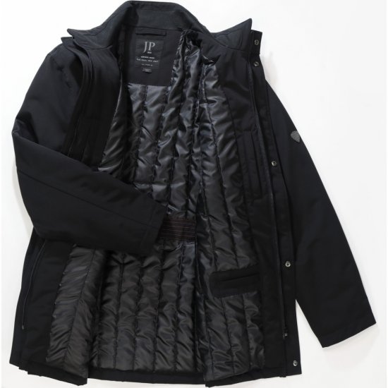JP1880 Jacket Business Waterproof Windproof Black TALL - ROPA DE HOMBRE MT-6XLT - Tamaños de talle alto