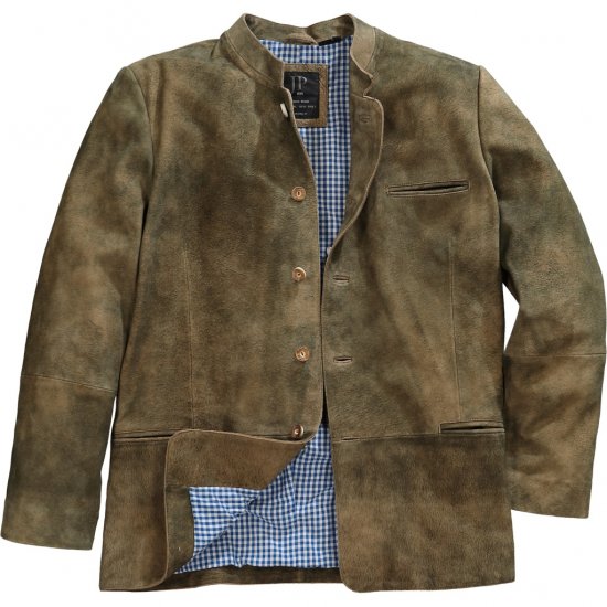 JP1880 Traditional Jacket Janker Goat Suede Brown - Ropa de fiesta - Ropa de fiesta – Para celebrar con estilo y comodidad