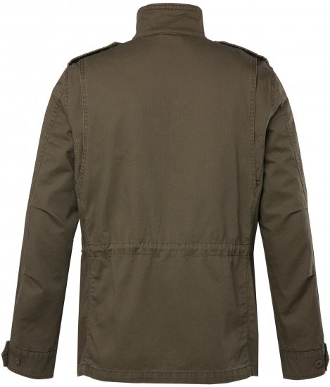 JP1880 Field Jacket with Badges Vintage Look Moss Green - Chaquetas - Chaquetas Tallas Grandes 2XL-8XL