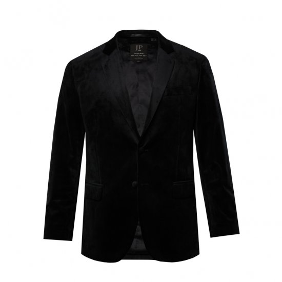 JP1880 Jacket Velvet Business Smoking Black - Trajes - Trajes 2XL-8XL