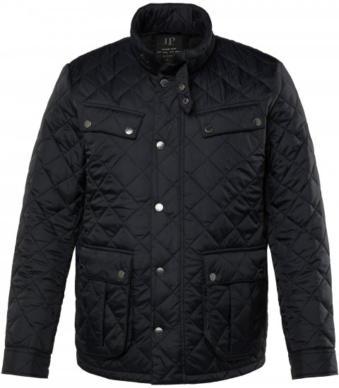JP1880 Quilted with Multiple Pockets Jacket Black - Chaquetas - Chaquetas Tallas Grandes 2XL-8XL