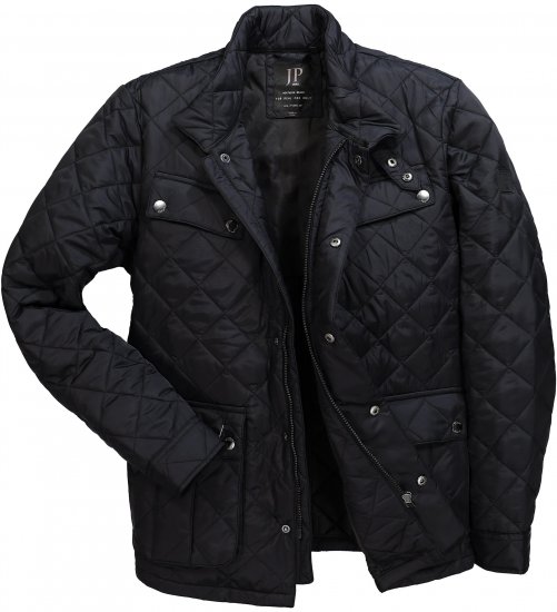 JP1880 Quilted with Multiple Pockets Jacket Black - Chaquetas - Chaquetas Tallas Grandes 2XL-8XL