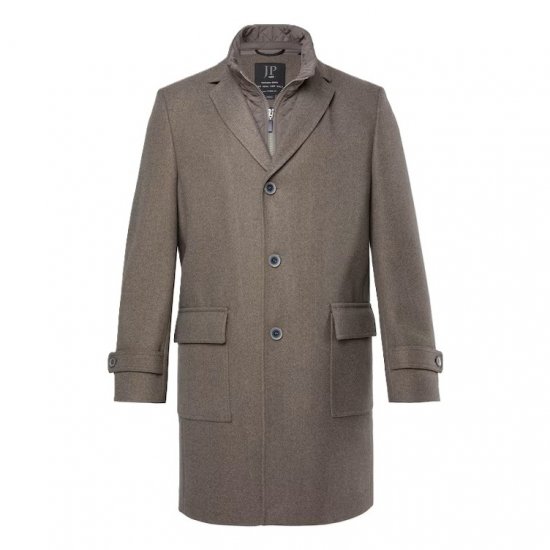 JP1880 Coat Flexnamic Quilted Insert Grey TALL - TALL Chaquetas - 