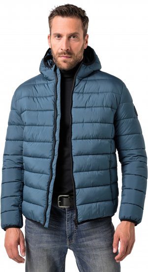 JP1880 Quilted Hooded Jacket Deep Blue - Chaquetas - Chaquetas Tallas Grandes 2XL-8XL