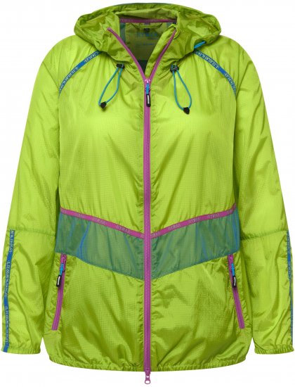 Ulla Popken Neon Rain Jacket Activewear Safety Yellow - Chaquetas - 