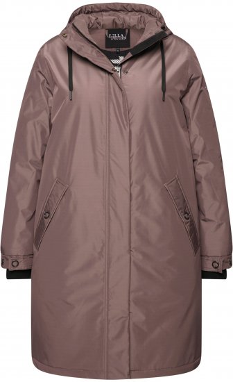 Ulla Popken HYPRAR Triple Function Weatherproof Jacket Taupe - Chaquetas - 