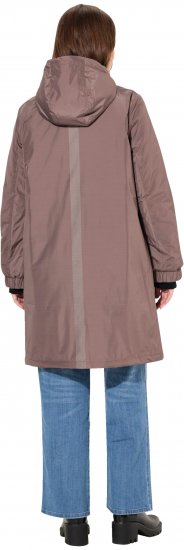 Ulla Popken HYPRAR Triple Function Weatherproof Jacket Taupe - Chaquetas - 