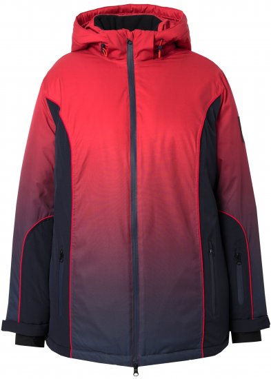 Ulla Popken Gradient Triple-Function Performance Ski Jacket Navy - Chaquetas - 