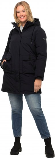 Ulla Popken HYPRAR Triple Function Fully Lined Waterproof Coat Black - Chaquetas - 