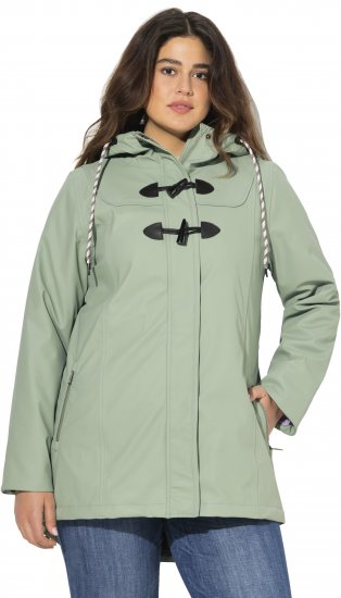 Ulla Popken HYPRAR Rain Jacket Mint Green - Chaquetas - 