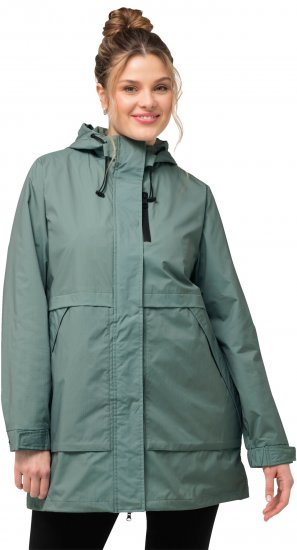 Ulla Popken HYPRAR Transition Jacket Mint Green - Chaquetas - 