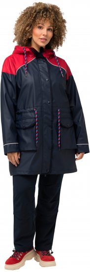 Ulla Popken HYPRAR Colorblock Triple Function Frisian Jacket Navy - Chaquetas - 
