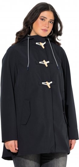 Ulla Popken HYPRAR Water-Repellent Softshell Jacket Black - Chaquetas - 