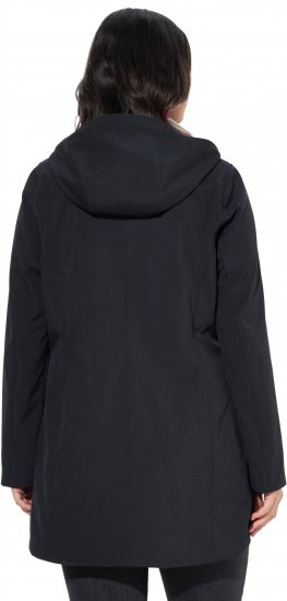 Ulla Popken HYPRAR Water-Repellent Softshell Jacket Black - Chaquetas - 
