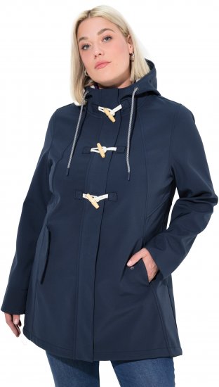 Ulla Popken HYPRAR Water-Repellent Softshell Jacket Navy - Chaquetas - 