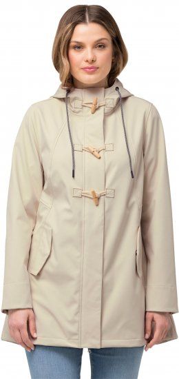 Ulla Popken HYPRAR Water-Repellent Softshell Jacket Vanilla - Chaquetas - 