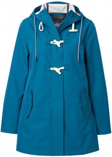 Ulla Popken HYPRAR Water-Repellent Softshell Jacket Teal - Chaquetas - 