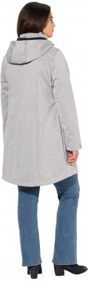 Ulla Popken HYPRAR Melange Softshell Jacket Grey Melange - Chaquetas - 
