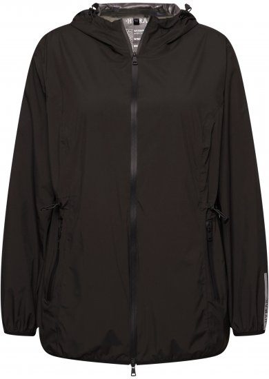 Ulla Popken Lightweight Rain Jacket Black - Chaquetas - 