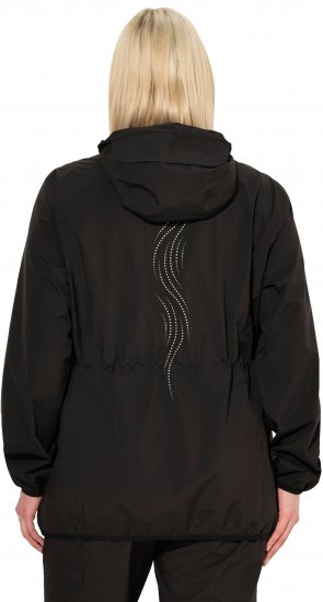 Ulla Popken Lightweight Rain Jacket Black - Chaquetas - 