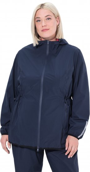 Ulla Popken Lightweight Rain Jacket Navy - Chaquetas - 