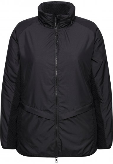 Ulla Popken Lightweight Functional Jacket Black - Chaquetas - 