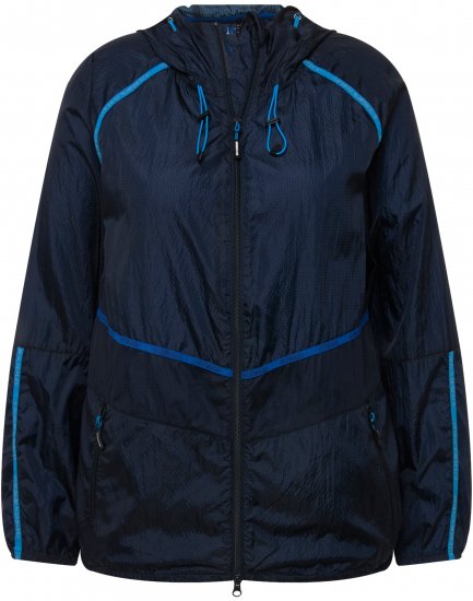 Ulla Popken Water Repellent Jacket Navy - Chaquetas - 