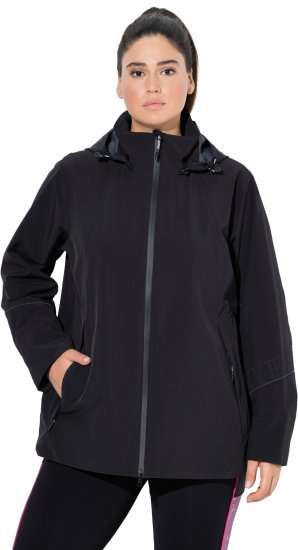 Ulla Popken Triple Function Performance Jacket Black - Chaquetas - 
