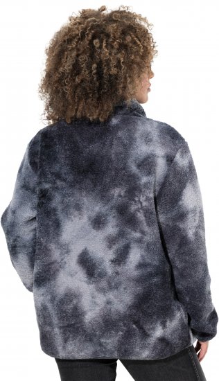 Ulla Popken Teddy Fleece Jacket Graphite Grey - Chaquetas - 