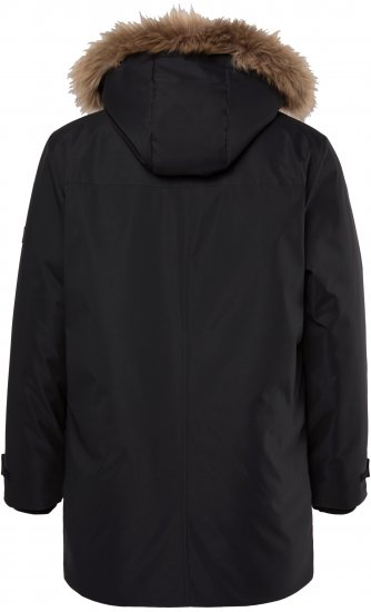 Men Plus Parka With Fur Hood Black - Chaquetas - Chaquetas Tallas Grandes 2XL-8XL