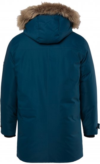 Men Plus Parka With Fur Hood Dark Green - Chaquetas - Chaquetas Tallas Grandes 2XL-8XL