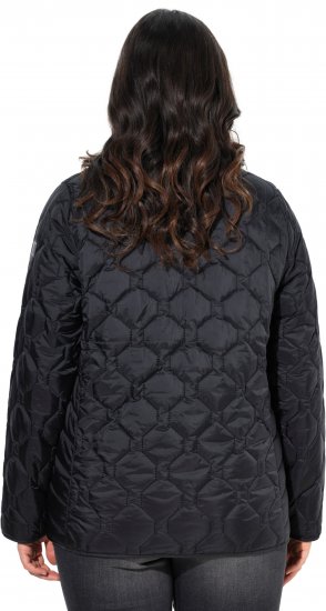 Ulla Popken HYPRAR Lightweight Quilted Water-Repellent Jacket Black - Chaquetas - 