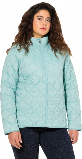 Ulla Popken HYPRAR Lightweight Quilted Water-Repellent Jacket Ice Blue - Chaquetas - 