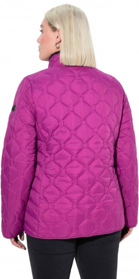 Ulla Popken HYPRAR Lightweight Quilted Water-Repellent Jacket Berry - Chaquetas - 