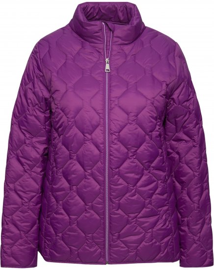 Ulla Popken HYPRAR Lightweight Quilted Water-Repellent Jacket Purple - Chaquetas - 